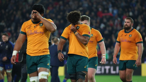 It was a tough night for the Wallabies in Udine.