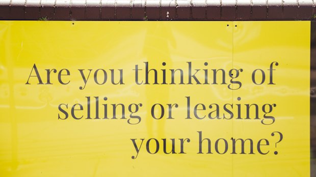 House values eased for the first time in a year in Sydney and Melbourne.