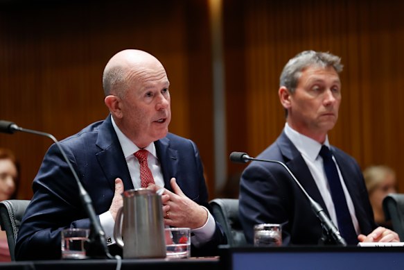 Former KPMG Australia CEO Andrew Yates (left) and former audit boss Julian McPherson were the first to resign over the scandal.