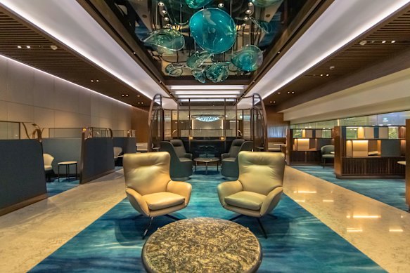Singapore Airlines offers passengers flying in its suites their own exclusive room.