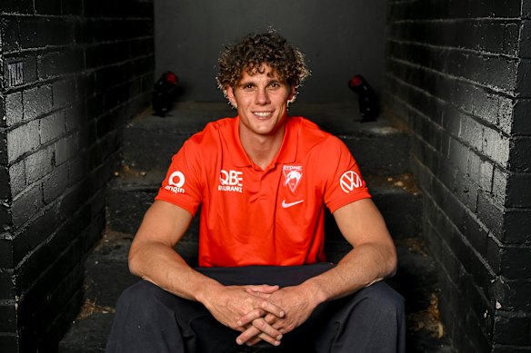 The Blues are preparing for life without Charlie Curnow, who looks happy in Swans colours.