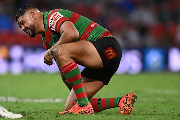 Latrell Mitchell has had another injury-disrupted year for South Sydney. 