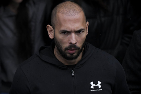 An episode that Nawfal hosted in December 2023, featuring Musk, right-wing conspiracy theorist Alex Jones and manosphere influencer Andrew Tate (pictured), drew 15 million listeners.