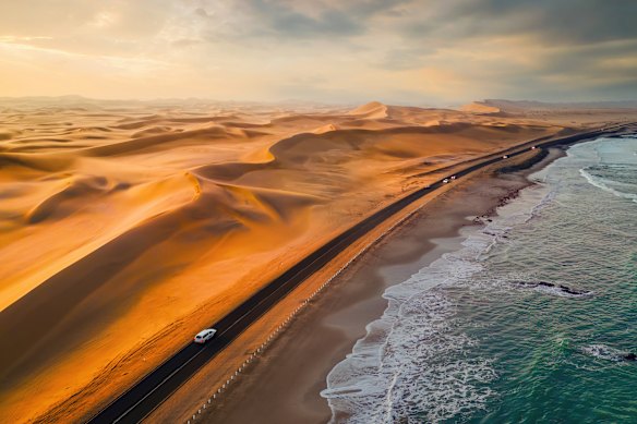 Dramatic dunes of the Skeleton Coast.