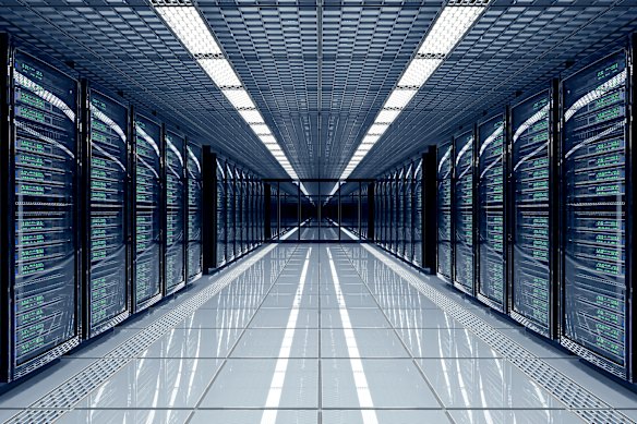 Data centres require large amounts of power to process information used in artificial intelligence.