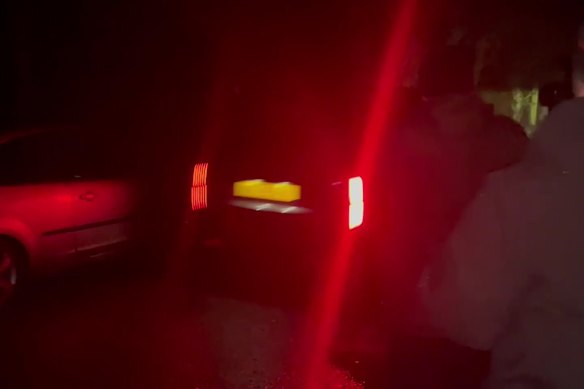 The car believed to be carrying Andrew Mountbatten-Windsor arrives at the Sandringham Estate in Norfolk, where the former prince relocated following his departure from Royal Lodge in Windsor.