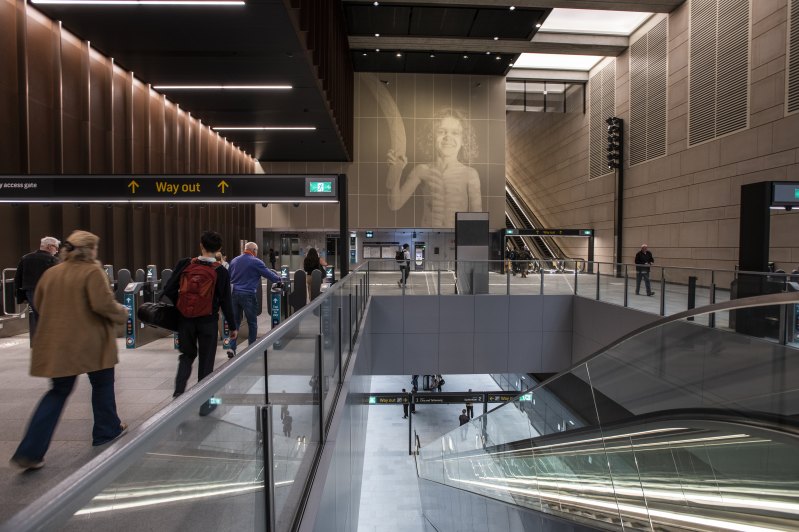 Art for the people: Waterloo Station.