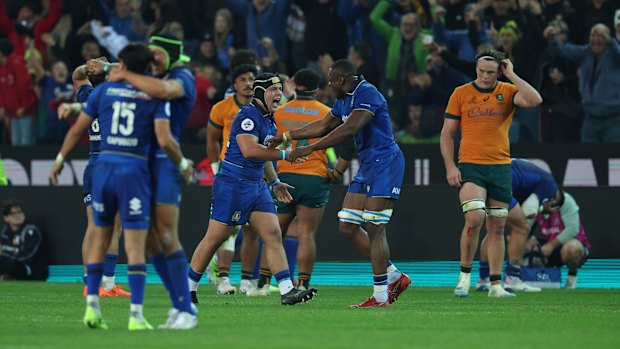 Australia come to terms with the shock loss to Italy in Udine.