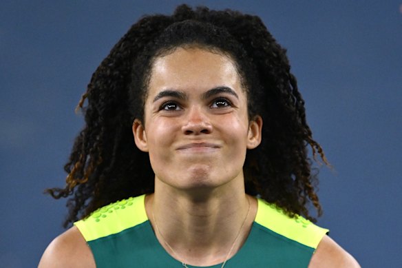 Australian sprinter Torrie Lewis has again broken her own national record.