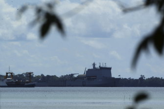 Manus has a large deep-water port capable of holding large fleets.