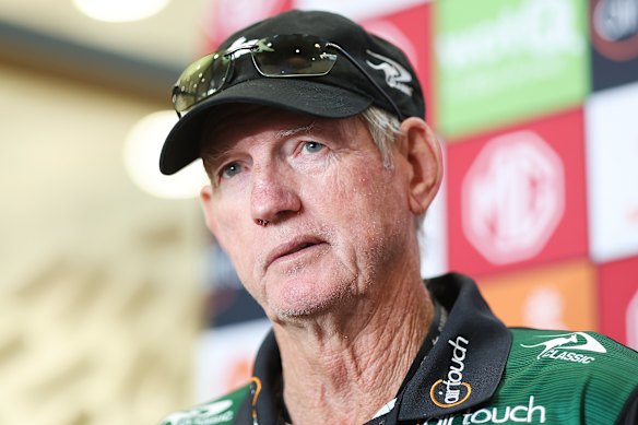 Rabbitohs coach Wayne Bennett.
