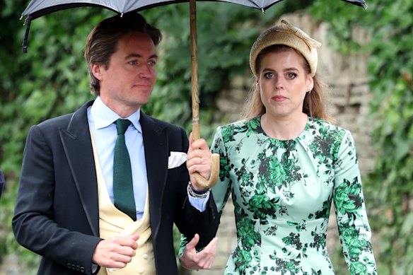Other guests included Princess Beatrice and her husband Edoardo Mapelli Mozzi.