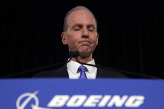 Boeing CEO Dennis Muilenburg has resigned.