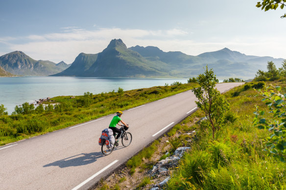 A two-wheeled excursion successful  Norway.