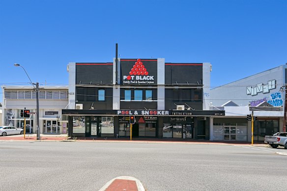 The building housing Pot Black North Perth is set to change hands for $3.7 million.