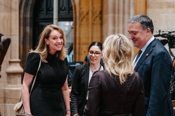 Kellie Sloane at the funeral.