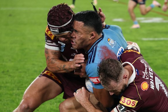 Tolu Koula is pushing to play against South Sydney, subject to NRL approval.