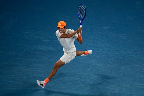 Learner Tien in action. 