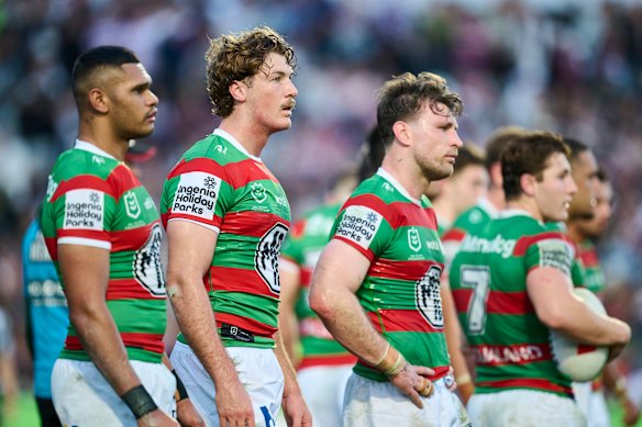 Souths slipped to bottom of the NRL ladder after their loss to Cronulla last weekend.