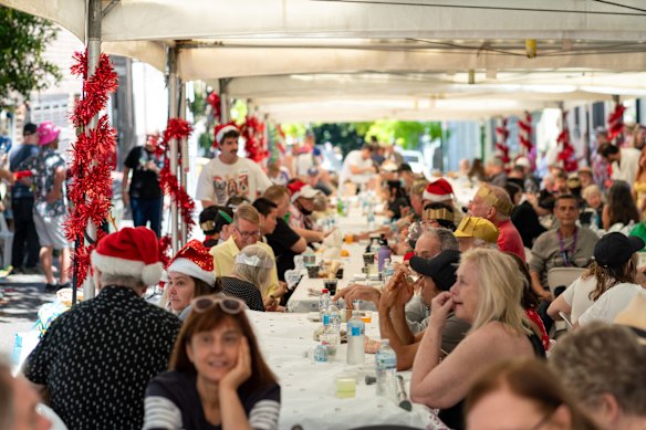 Wayside Chapel Christmas Day Street Party.