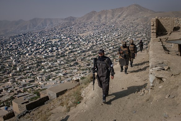 A series of loud blasts was heard in Kabul on Thursday night after Pakistan targeted a Taliban official.