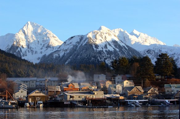 Sitka, the former capital of Russian Alaska.