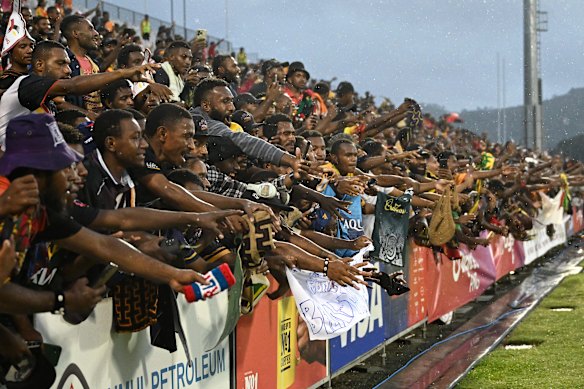 Rugby league is the national sport in Papua New Guinea.