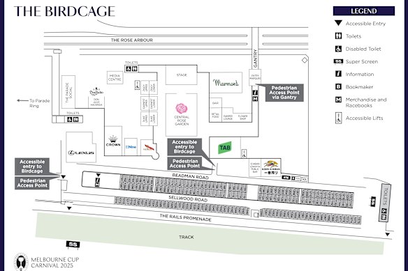 VRC Birdcage Map 2025 Spring Racing