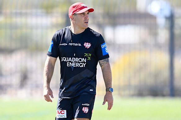 Outgoing Dragons assistant coach Michael Ennis.