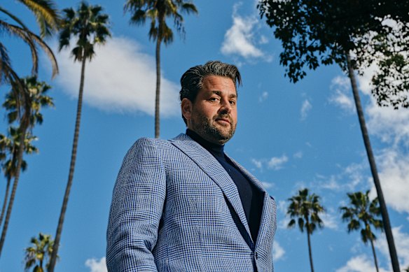 Nick Adams in Beverly Hills, California, in 2024.