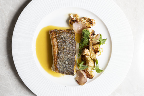 Go-to dish: Murray cod with grapefruit beurre blanc.