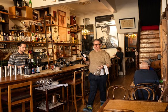 Co-owner Mario Di Ienno at Gerald’s in early 2024.