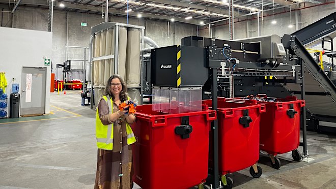AI textile recycling facility in Ipswich combats fast fashion waste