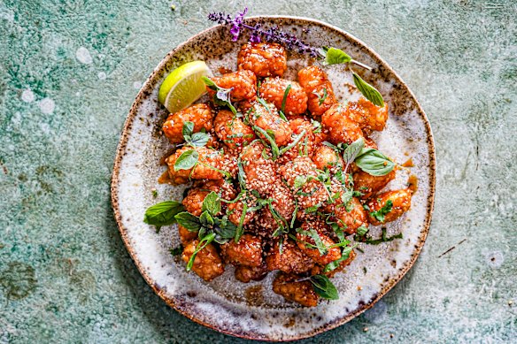 Bang bang tater tots are so delicious, they come with a warning.