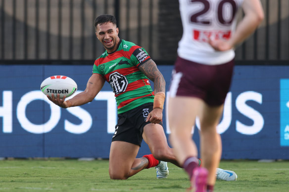 Bayleigh Bentley-Hape is set to make his NRL debut for the Rabbitohs on Saturday.