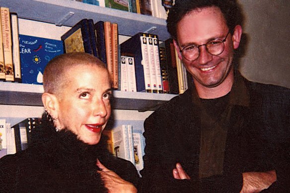 Crawford with the late experimental author and performance artist Kathy Acker.