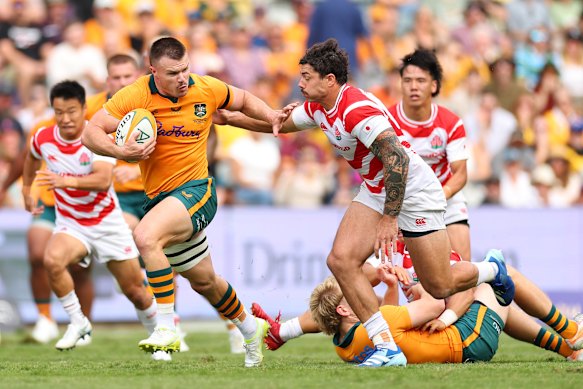 Isaac Henry was impressive on his starting debut for the Wallabies.