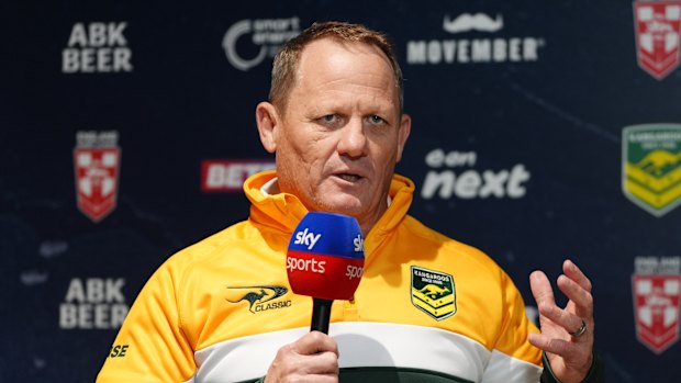 Passionate Australia coach Kevin Walters.