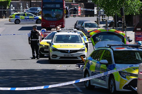 London stabbing leaves two people injured.