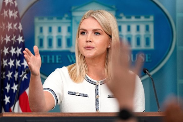 “Neither the President nor his family have ever engaged, or will ever engage, in conflicts of interest.“: White House press secretary Karoline Leavitt.