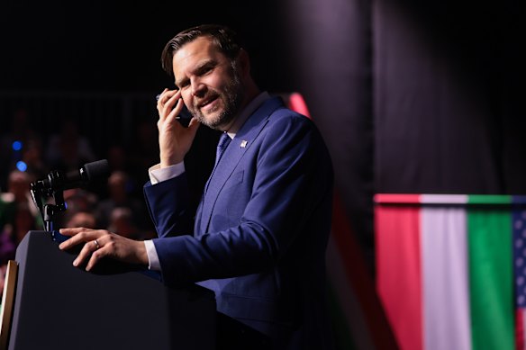 Vice President JD Vance, rallying support for hard-right Hungarian Prime Minister Viktor Orban, confirmed the US had struck Kharg Island.