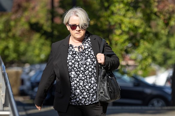 Dr Veronica Foote outside court on May 8.