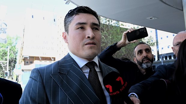 Alan Jones’ lawyer Bryan Wrench.