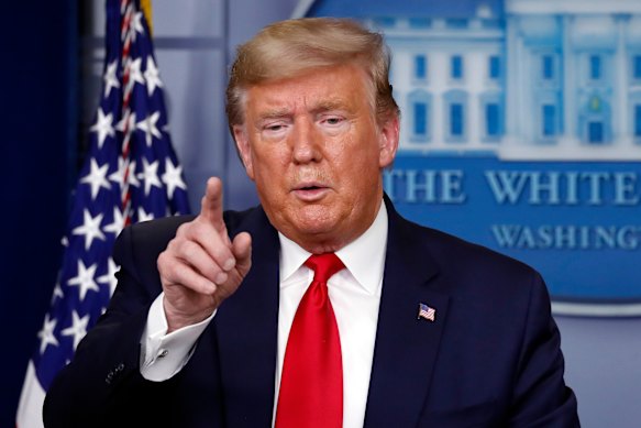 US President Donald Trump is looking to shift the blame once again. 