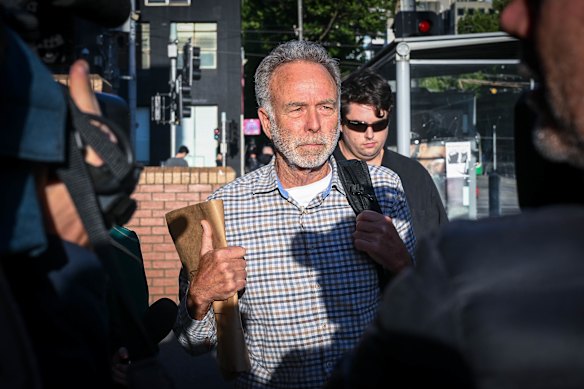William Swale outside court in December 2023.