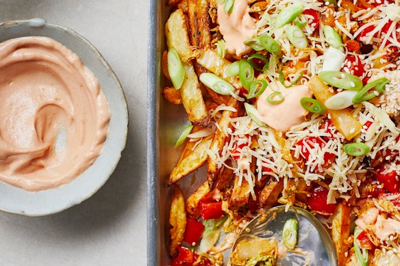 This creamy mayo is made with low-fat yoghurt.