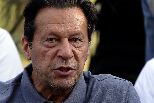 Former Pakistani Prime Minister Imran Khan.