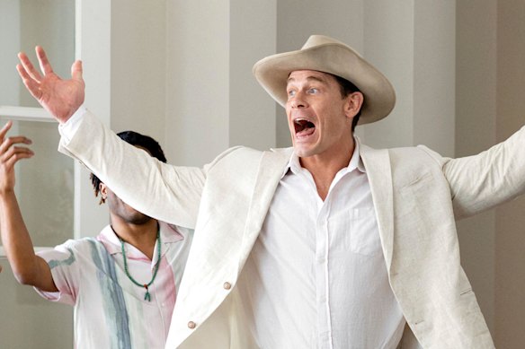  “We went with a slouch hat so it was sort of wacky and confusing, like his character,” says Katherine Milne.