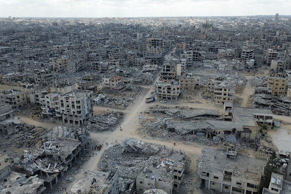 The Al-Katiba area of Khan Yunis, in southern Gaza Strip.