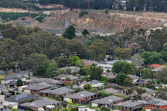 The quarry has operated close to homes in Montrose for about 60 years. 